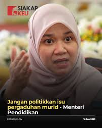 Jangan Politikkan Isu Pergaduhan Murid