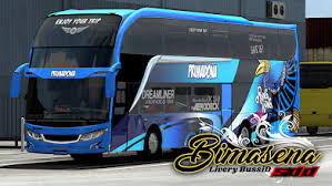 Sangat berbeda dengan yang sebelumnya, bimasena sdd menghadirkan bus bertingkat dua (2 deck / double decker) yang terlihat cukup bagus. Livery Bus Simulator Bimasena Sdd Hd Livery Bus