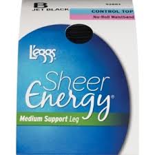 Leggs Sheer Energy Medium Support Control Top Pantyhose