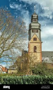 The parish church of St. Peter and Paul, Hofheim am Taunus Stock Photo