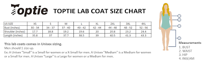 Toptie Unisex Classic Lab Coat Lab Scrub