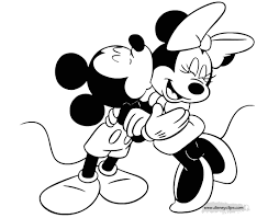There are tons of great resources for free printable color pages online. Minnie And Mickey Mouse Kissing Coloring Pages