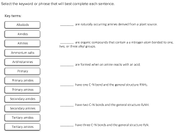 Select The Keyword Or Phrase That Will Best Complete Each Sentence Key Terms Course Hero