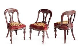 Victorian Chairs Set Of 3 On Onekingslane Com Victorian Chair Chair Dining Chairs