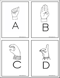 Black And White Free Printable Sign Language Alphabet Sign Language Flashcards Page 1 Abcteach Sign Language Alphabet Sign Language For Toddlers Sign Language For Kids