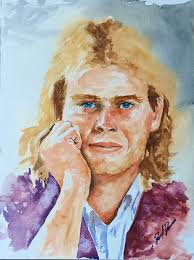 This painting was writien as a sample to Show to guy friende at the fan club