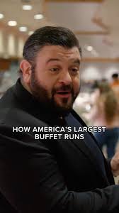 Ever wondered how a buffet is run?? @adamrichman walks us through the U.S.'  largest buffet, @shadymaple 🍳🥓