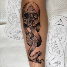 Death Eater Ink Inked Inkedup Harrypotter Deatheater Harrypottertattoo Tattoo Inktober Tattoos Dark Mark Tattoos Death Eater Tattoo Tattoos