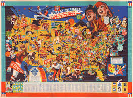Comprehensive college football news, scores, standings, fantasy games, rumors, and more. Albert Richard All America Football Map Geographicus Rare Antique Maps