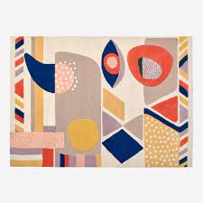 Poolside or in the bath, fab habitat's colorful recycled plastic basket is a great way to keep towels off the floor. Raoul Gewebter Teppich Aus Wolle 170 X 240 Cm Motiv By Floriane Jacques Habitat