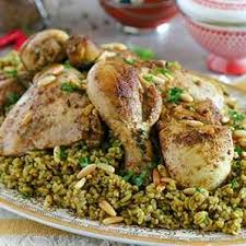 The Freekeh With Chicken Recipe Is A Middle Eastern Dish Par Excellence This Main Course Dish Is Distin Freekeh Recipes Middle Eastern Recipes Freekah Recipes