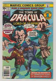 Tomb Of Dracula V1 53 Comic Book Fn February 1977 Marvel Comics Comics Comic Book Covers Marvel Comics
