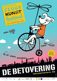 Festival De Betovering Affiche 2015 Ontwerp Illustratie Eindeloos Festival Voor Kinderen Nieuwe Boeken
