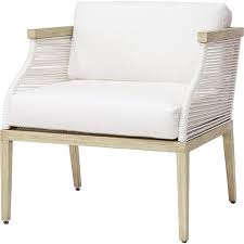Arwin Modern Marine Rope White Outdoor Lounge Chair 1 866 Liked On Polyvore Featuring Home Outdoors Pa Lounge Chair Outdoor Furniture Upholstered Chairs