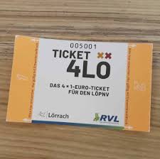 Ticket4lo Das 1 Euro Ticket Fur Bus Und Bahn In Lorrach Bus Und Bahn Ticket Busse