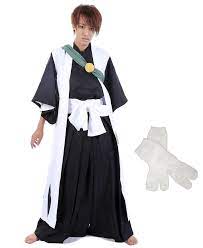 Halloween Cosplay Costume10th Division Captain Toshiro Hitsugaya Outfit V2  US SZ | eBay