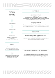 Cv templates that makes you stand out from all the other applicants. 20 Free Cv Templates For The Uk To Download Word Pdf