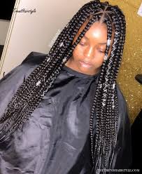If you love box braids but want to try something a little different, consider opting for triangle box braids. Unrivaled Triangle Braids To Try