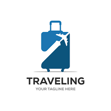 Travel Logo Holidays Tourism Business Trip Company Logo Design Bag Vector With Airplane By Linimasa Travel Logo Travel Agency Logo Holiday Logo