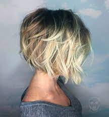 bronder bob mit dunnen stufig wispy bob mit kurzen lagern frisur inspirationen bob frisur haarschnitt kurz