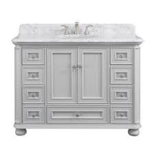 For bathrooms really limited on space, we carry a variety of corner bathroom vanities to choose from. Shop Scott Living Wrightsville Light Gray Single Sink Vanity With Natural Carrara Natural Marble Top Common 48 In X 22 In At Lowes Com Artofit