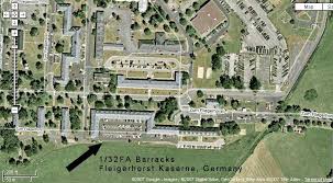 The old town grew up around the castle of the lords of hanau (counts from 1429) and was chartered in 1303; Lived On This Army Base Too Fleigerhorst Gemany Germany City Photo Aerial