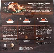 Brining is the chef's secret to juicy . Urban Accents Gourmet Gobbler Turkey Brine Kit 12 75 Ounce Walmart Com Walmart Com