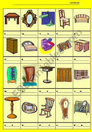 Maybe you would like to learn more about one of these? Furniture Vocabulary Esl Worksheet By Ju Madeiro