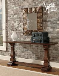 Vennilux Console Table Ashley Furniture Tables Living Room Furniture Rustic Console Tables Furniture Ashley Furniture
