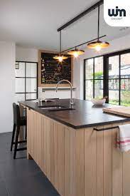 keuken inspiratie modern hout zwart keukenblad in 2021 keuken inspiratie keuken ontwerp keuken