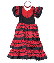 Scopri subito migliaia di annunci di privati e aziende e trova quello che cerchi su subito.it. La Senorita Vestito Flamenco Spagnolo Costume Per Ragazza Bambini Nero Rosso Fascia Per Capelli