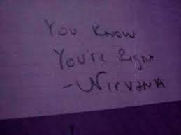 You Know You Re Right Nirvana Escrita Como Se Canta Letra E Traducao De Musica Ingles Facil