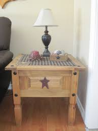 End Table Country Living Decor Primitive Living Room Farm House Living Room