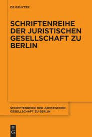 (3) this section shall come into force at once and the remaining provisions of this act shall come into force on such date. Schriftenreihe Der Juristischen Gesellschaft Zu Berlin