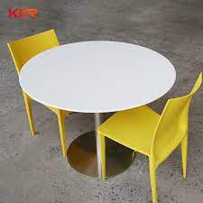 Finish the setup with stacking metal or resin dining chairs. China Corian Stone Coffee Tables Acrylic Solid Surface Dining Table Set China Coffee Tables Coffee Table Set