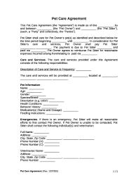 There are no refunds of deposits unless the puppy is found to. Sample Pet Agreements Fill Out And Sign Printable Pdf Template Signnow