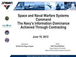 Ppt Space And Naval Warfare Systems Command The Navys