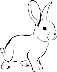 Bad Bunny Clipart Black And White Bunny Cliparts Rabbit Drawing Bunny Drawing Bunny Art