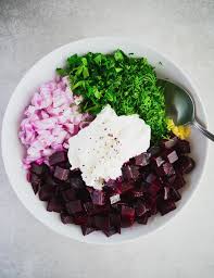 Beetroot Salad Dip With Greek Yogurt Patzarosalata Real Greek Recipes Recipe Beetroot Salad Greek Yogurt Recipes Healthy Greek Recipes