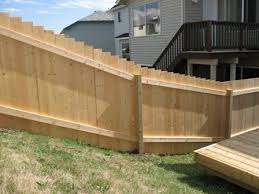 Building Fence On A Slope With Panels Help Please Building Construction Diy Chatroom Home Improvement For Building A Fence Sloped Yard Backyard Fences
