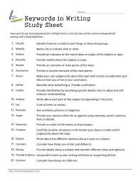 An example of a keyword outline. Worksheets Writing Outline Writing Lists Teaching High School