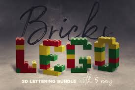 There are 1322 custom lego set for sale on etsy, and they cost $58.60 on average. Toy Bricks 3d Lettering In Lettering On Yellow Images Creative Store