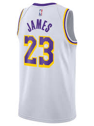 Find the latest in lebron james merchandise and memorabilia, or check out the rest of our los angeles lakers gear for the whole family. Los Angeles Lakers Lebron James 2019 20 Association Edition Swingman J Lakers Store