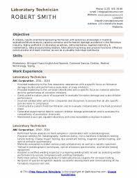 Create a resume in minutes with professional resume templates. Laboratory Technician Resume Samples Qwikresume