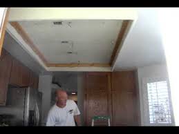 kitchen ceiling remodel youtube