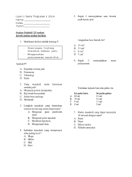 Ujian 1 Sains Tingkatan 1 2014 Pdf