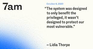 First aboriginal woman in vic parliament • first aboriginal senator for victoria • gunnai & gunditjmara • authorised by l thorpe. After The Virus Lidia Thorpe Wants To Change The System 7am