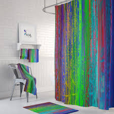 Eclectic Rainbow Shower Curtain Boho Bathroom Decor Etsy In 2020 Boho Bathroom Decor Boho Shower Curtain Rainbow Shower Curtain