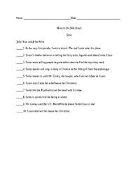Well, what do you know? Miracle On 34th Street Worksheets Teaching Resources Tpt