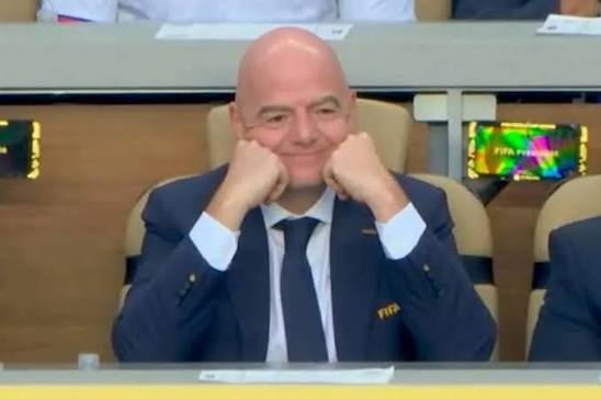 Bro, look at how FIFA President Gianni Infantino smiles when the script  goes according to plan! 😀 As for Egypt, I don't know how you guys conceded  three goals to Argentina, but
